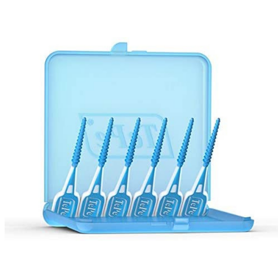 TePe EasyPick™ Blue - Size M/L toothpicks in pocket case, pack of 36.