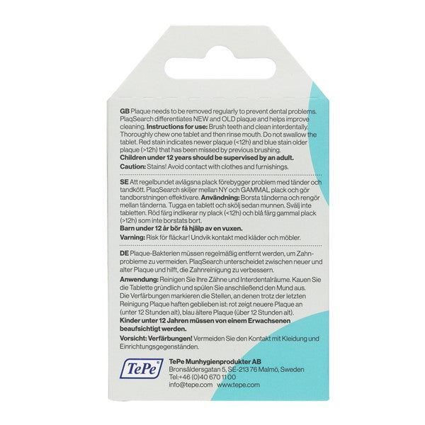 TePe Plaqsearch Disclosing Tablets - Pack of 20